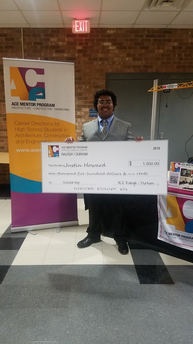 Very proud of Justin. He won one of the <a href="/ACEMentor/">ACE Mentor Program of America</a> scholarships last night. Watch out, he will do amazing things. Congratulations!!! @STC_WCPSS <a href="/NAFCareerAcads/">NAF</a> @SRMHSPrincipal <a href="/wcpssmagnets/">WCPSS Office of Magnet Schools (Choice Schools)</a>