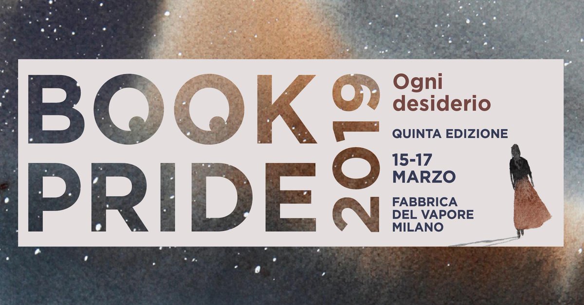BookPrideBP's tweet photo. Circa 200 editori indipendenti e 250 incontri per raccontare il tema del desiderio: #BookPride19 vi aspetta alla Fabbrica del Vapore di Milano dal 15 al 17 marzo 2019!

Qui trovate il programma: https://t.co/r8HkYwU0Pm 📚 https://t.co/My4XvRzOjH