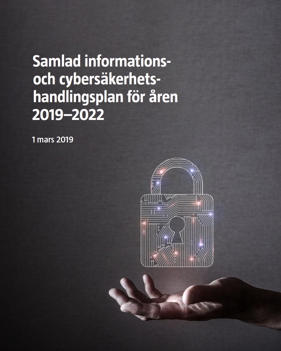 Samverkansgruppen för informationssäkerhet (SAMFI) har nu släppt en nationell handlingsplan för samhällets informations- och cybersäkerhet med 77 förslag: kryptera.se/nationell-hand…