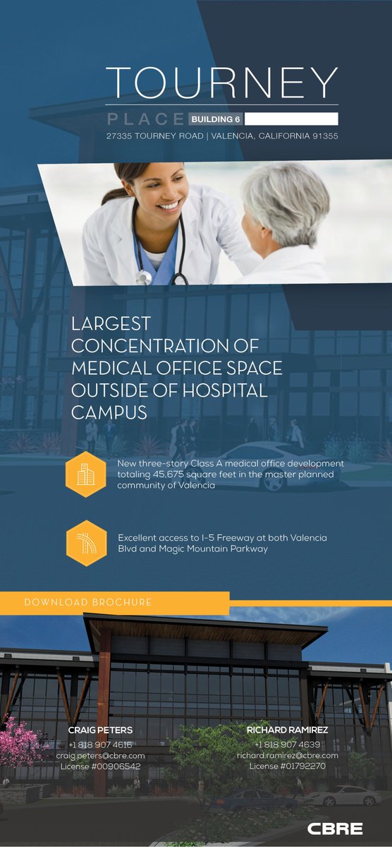The Largest Concentration of Medical Office Space Outside of a Hospital Campus in Valencia. See details here.  cbreemail.com/cv/7399e8fe0b0…