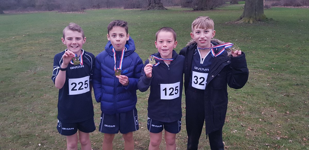 WigmorePe's tweet photo. So very proud of our cross country team. All pupils excelled and their hard training paid off. Yr 5 mixed team, Yr 6 boys and Yr 6 girls team all won their races winning the gold medals. #teamwigmore 🏆🥇👍 https://t.co/g9j9cqGAPE