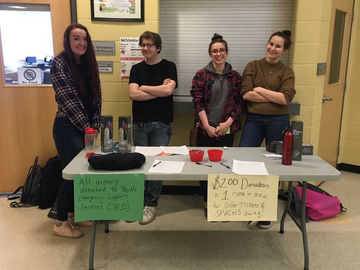 Bring $2 and be entered into a raffle for Oilers tickets and SPACH merchandise! All proceeds going to YESS!