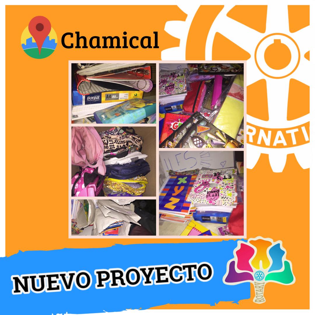 Interact4815's tweet photo. Proyecto - @interactchamical realizó una Colecta de Útiles junto con la Biblioteca Popular Mitre, fue un evento donde la entrada era un útil escolar, hubo bailes,sorteos y artistas de la zona. 

Pequeñas acciones, grandes cambios ❤ #RotaryInternational #D4815 #Interact #Servicio https://t.co/kUoC3DErig