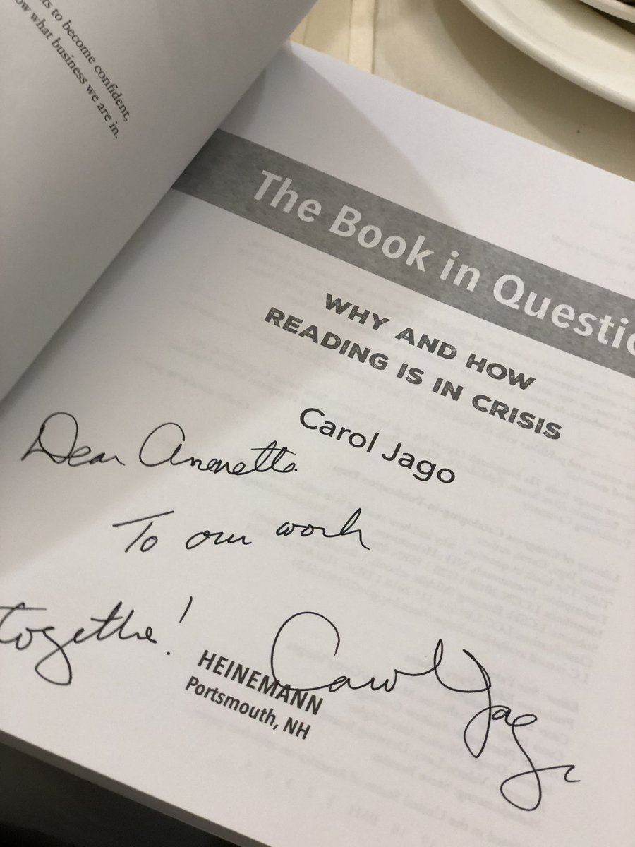 EduGator9's tweet photo. Amazing session this morning at the #HMHConference! @CarolJago was amazing! Thank you for all of the great book recommendations and WORDS of wisdom! #FLLiteracy #Lead2Literacy @LeadAndLearn https://t.co/hFux4y4aLB