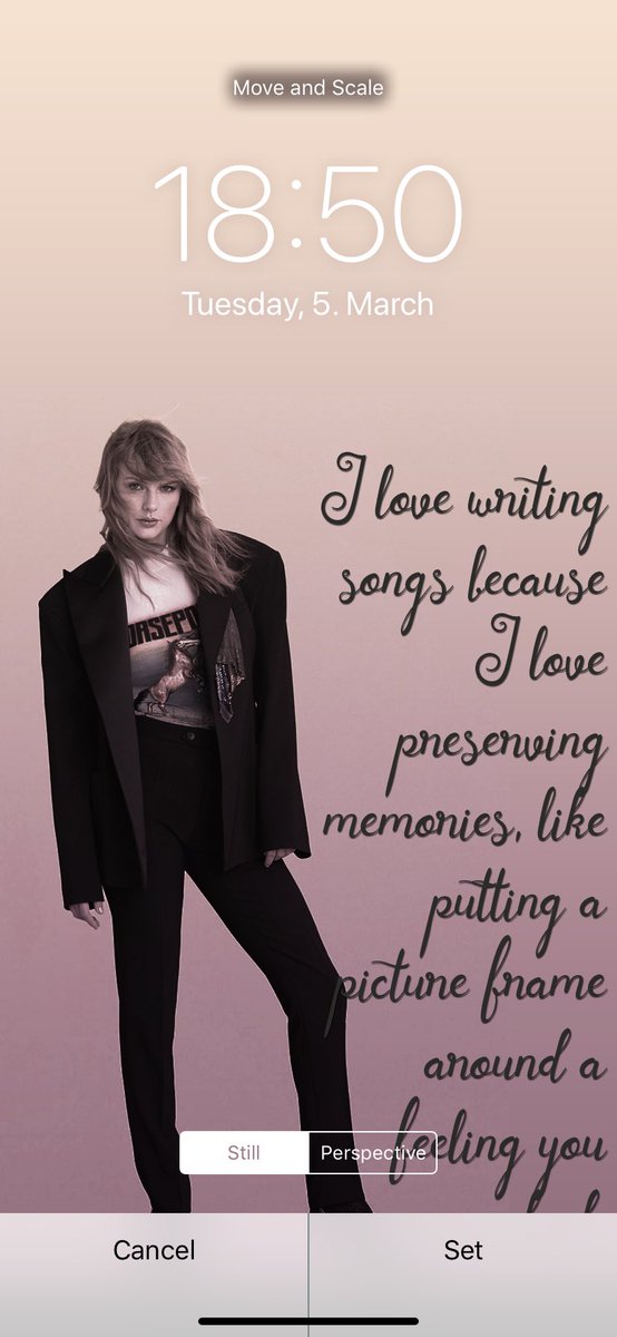 Taylor Swift Lockscreen From The Elle Uk Photoshoot And Article