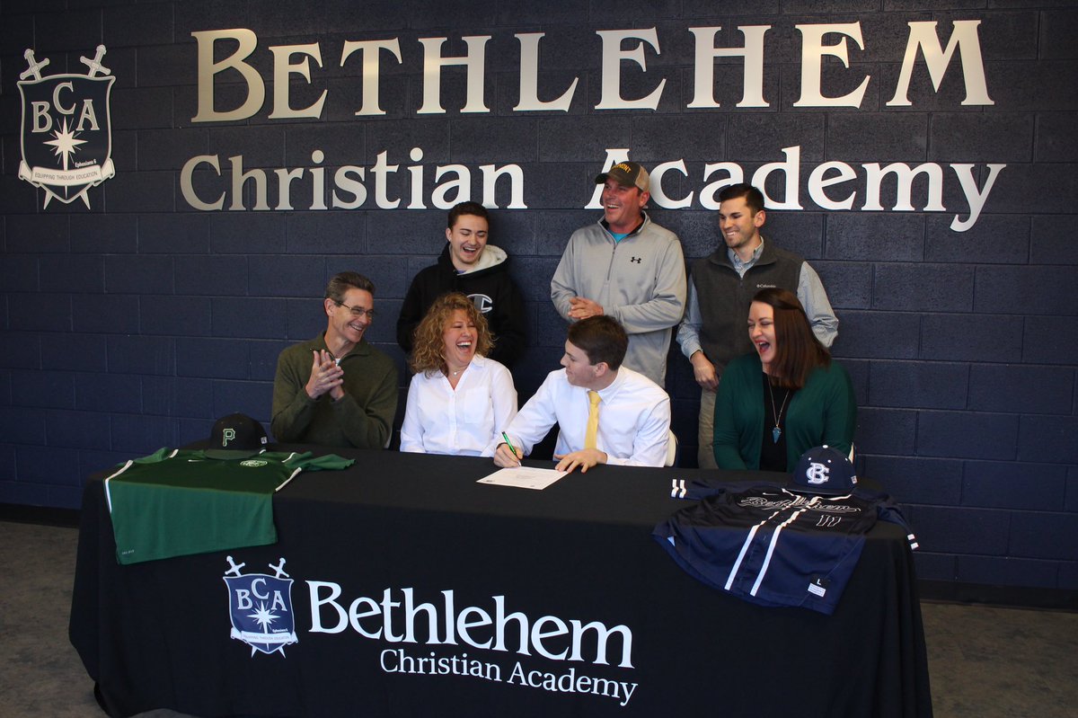 BCAknights's tweet photo. Congrats to Andrew Klein on signing to Piedmont College on a baseball scholarship. We are so proud of you! Go Knights! https://t.co/b1FhVvzk74