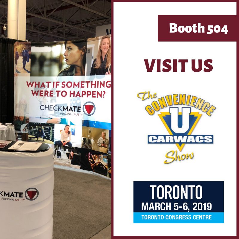 CHECKMATEAPP1's tweet image. We're here at @ConvenienceU at the Toronto Congress Centre!! Stop by booth # 504 and learn about the importance of #employee #safety and how we can help keep your #employees #safe! Visit proteleccheckmate.com to learn more.