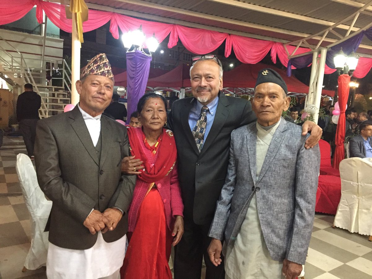 drbishnuhnepal's tweet photo. Pleasant Surprise😇! After 49 years, met the family of #DalamanShrestha,#Chhaap,#Melung,#Dolakha,#Nepal 🇳🇵 where I lived 1968-1970 preparing SLC/1970@#TribhuvanHighSchool during #SuryaDarsan ceremony of #RamHariShrestha’s Dtr -at #SuryaDarsan !!TODAY! https://t.co/MpF2wWez7f