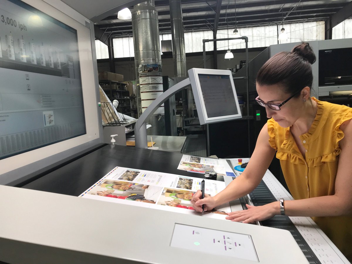 GoodReasonHou's tweet photo. Our Director of Communications, Sarah Brock, is doing a final sign-off on our inaugural scorecard, which we are so excited to share with you in the days to come. By knowing our starting point, we can build a pathway to a brighter future. #OurGoodReasons #ConnectingTheDots #HouEdu https://t.co/bidS0cnaxT