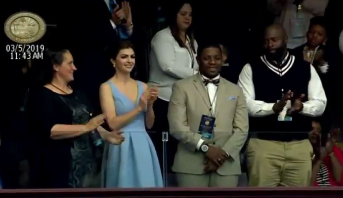 Hillsborough Schools (@hillsboroughsch) on Twitter photo . <a href="/GovRonDeSantis/">Ron DeSantis</a> recognizes <a href="/TampaBayTech/">TampaBayTech</a> student Glenn Wester during the State of the State address:
"Glenn, keep working hard, we wish you continued success, and I applaud the Hillsborough School District for giving kids like Glenn these opportunities" . <a href="/GovRonDeSantis/">Ron DeSantis</a> recognizes <a href="/TampaBayTech/">TampaBayTech</a> student Glenn Wester during the State of the State address:
"Glenn, keep working hard, we wish you continued success, and I applaud the Hillsborough School District for giving kids like Glenn these opportunities"