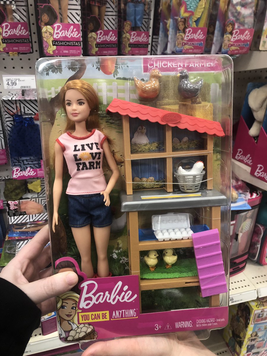 barbie chicken farmer
