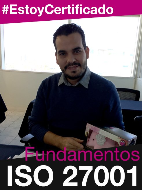 ExpertosenITSM's tweet photo. #EstoyCertificado #ISO27001¡Muchas Felicidades #PinkAlumni!
Ellos ya conocen las MP para la implementación de un Sistema de Gestión de Seguridad de la Información (SGSI) https://t.co/vrNoRFWa6V https://t.co/k96STKhV8D