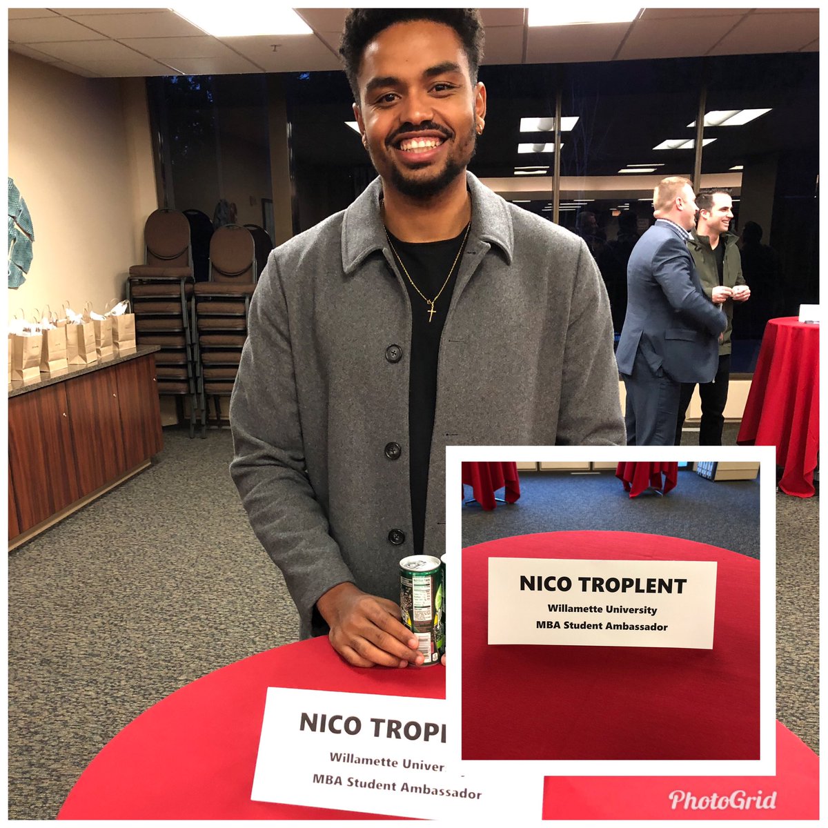 WillametteMBB's tweet photo. Former captain @yatropnico (‘18) was the @WillametteMBA #StudentAmbassador for the @wubearcats #ProfessionalDevelopmentNight https://t.co/kBOvCFTDFQ
