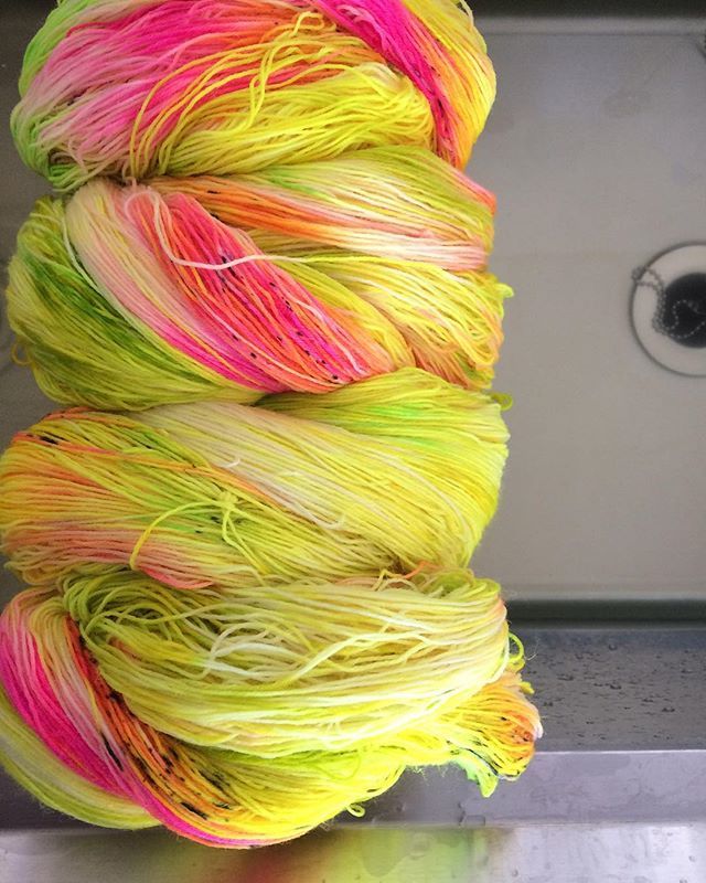 TheWoolKitchen's tweet photo. I may have gone a little off plan 🙈 ”Neon Slice” anyone? #eyf #eyfprep https://t.co/AjcxfRchqS https://t.co/iNxF6lvUz5