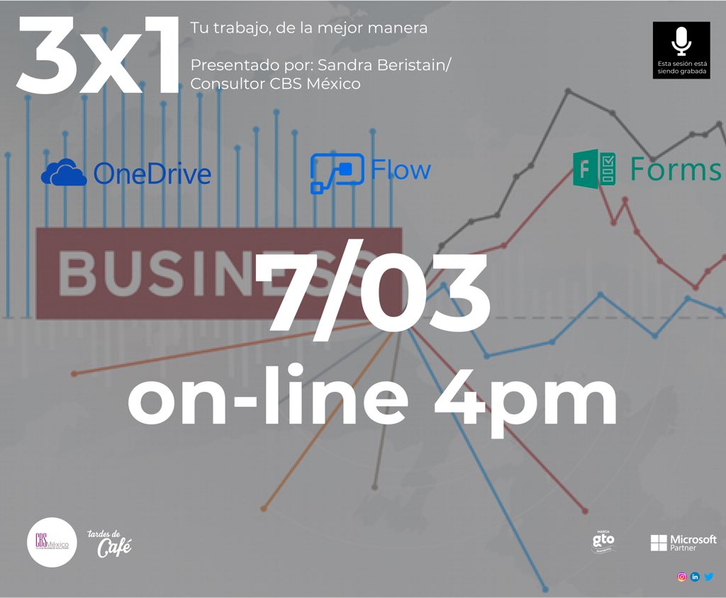 cbsmexico's tweet photo. @cbsmexico este jueves en las Tardes de Café ☕️☕️ 3x1 #onedrive #microsoftflow #microsoftforms Regístrate❗️https://t.co/Vu7cnFbflA
Accede a la sala‼️https://t.co/JBRpyLlWLt https://t.co/yOM2xjkoB7