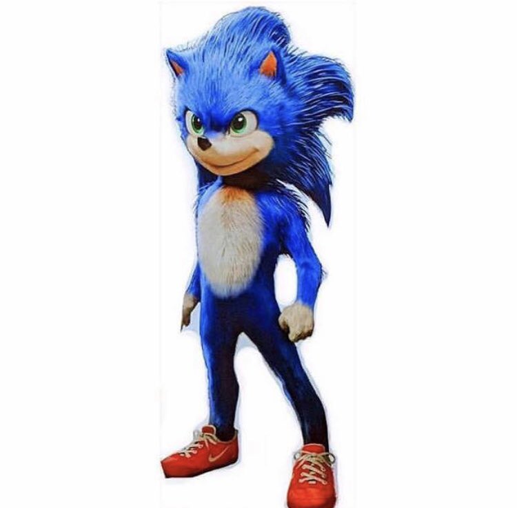 on_raised's tweet photo. 1st reactions - His head isn’t terrible, BUT his humanoid body makes me uncomfortable. Also Nike shoes. https://t.co/1X4BJaLRVA
