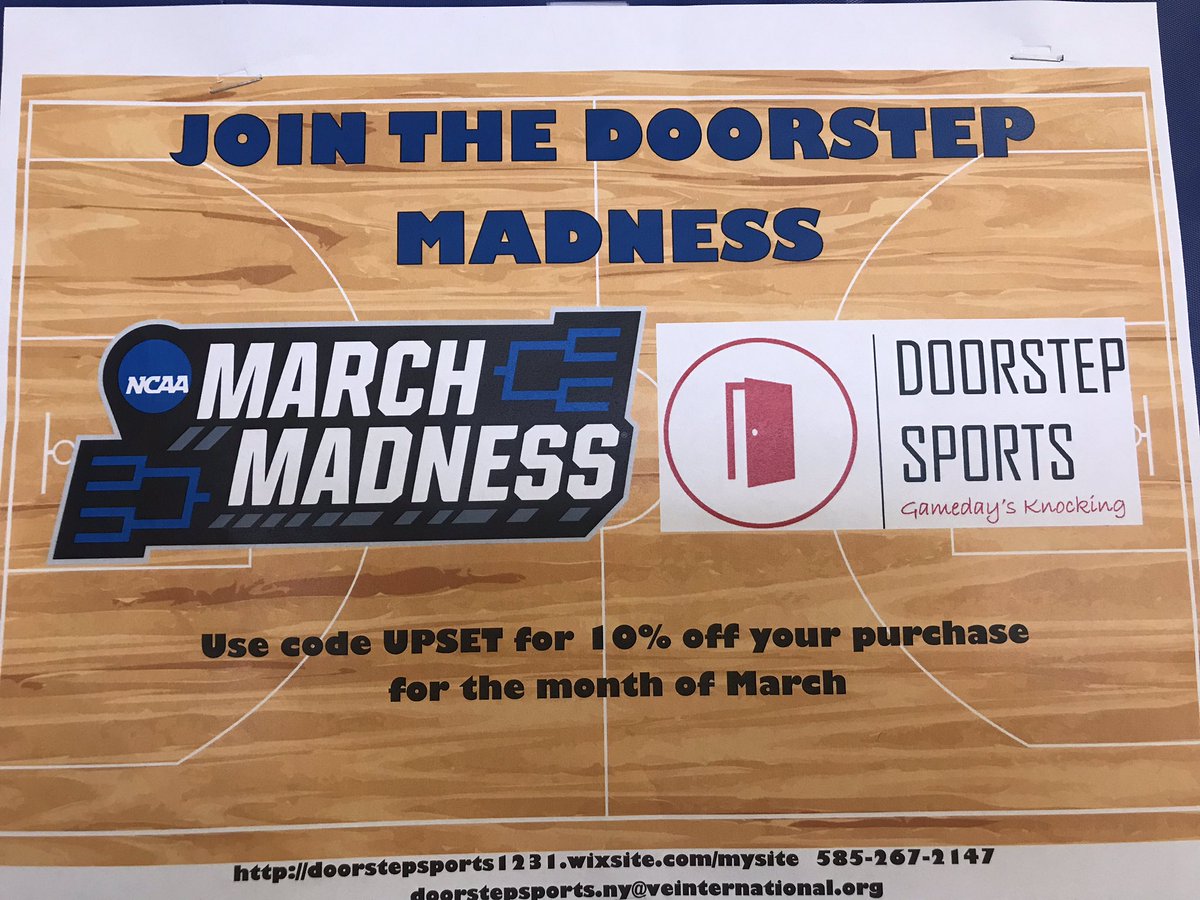DoorstepSports's tweet photo. March is here and the madness is right around the corner! Make sure to use code: UPSET for 10% off our website! Also keep your eyes out for a special promo with @twirlnswirl1 👀 https://t.co/kQI0LOTBsk