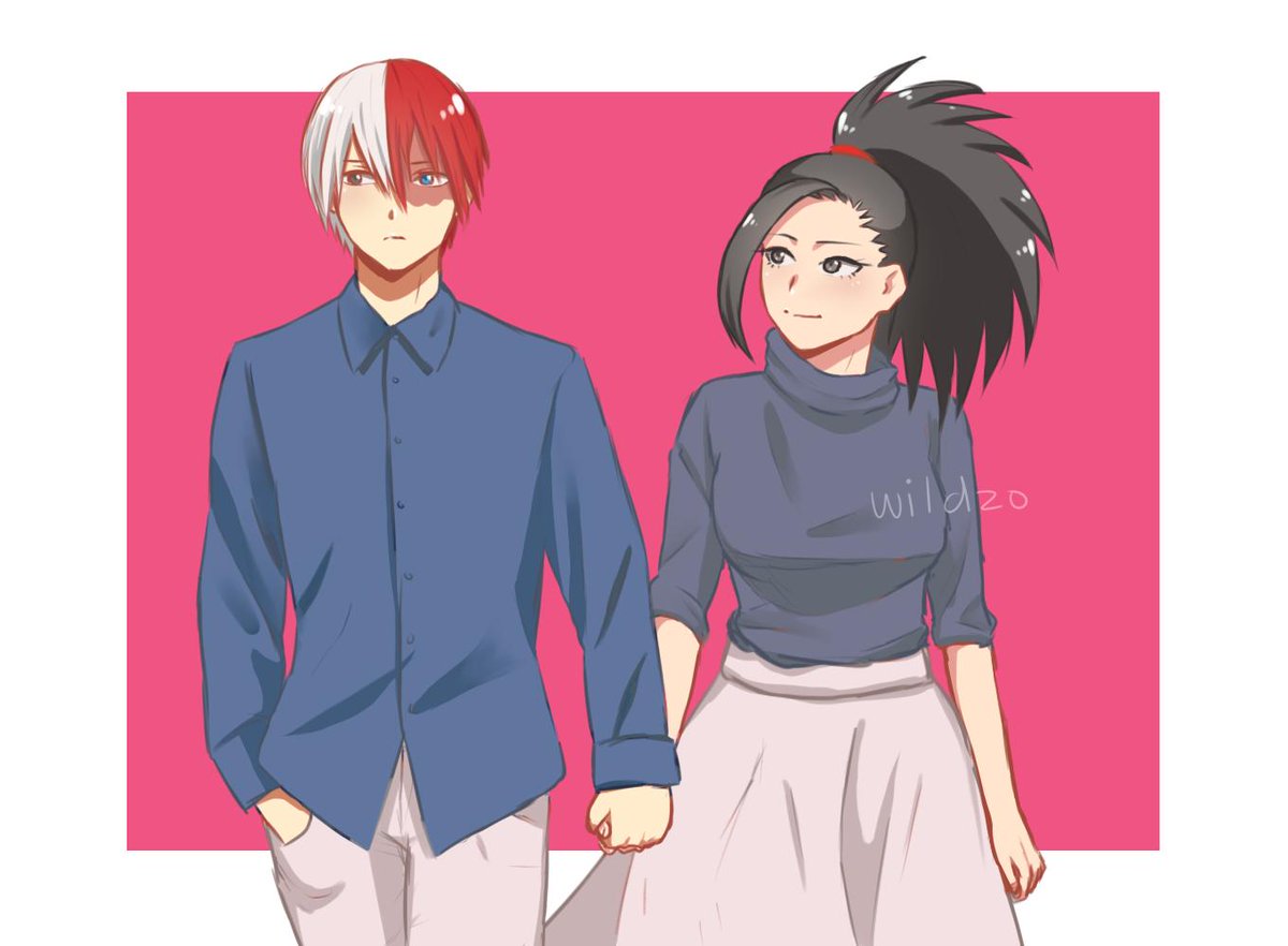 Momo X Todoroki Fan Art