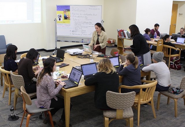 GleesonLibrary's tweet photo. Art+Feminism #Wikipedia Edit-A-Thon at #GleesonLibrary | Geschke Center 3/6/2019 | 10AM - 4PM | 2nd Floor #WomensHistoryMonth #usfca https://t.co/lT4ydOv9OC