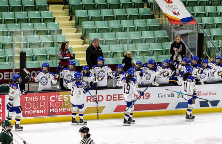 ACherkowski's tweet photo. Thank you @2019CanadaGames and @BCHockey_Female for an amazing experience in Red Deer. It was an incredible opportunity to be able to represent my province and make lifelong memories alongside 19 new teammates. https://t.co/dcw3XpmKj3