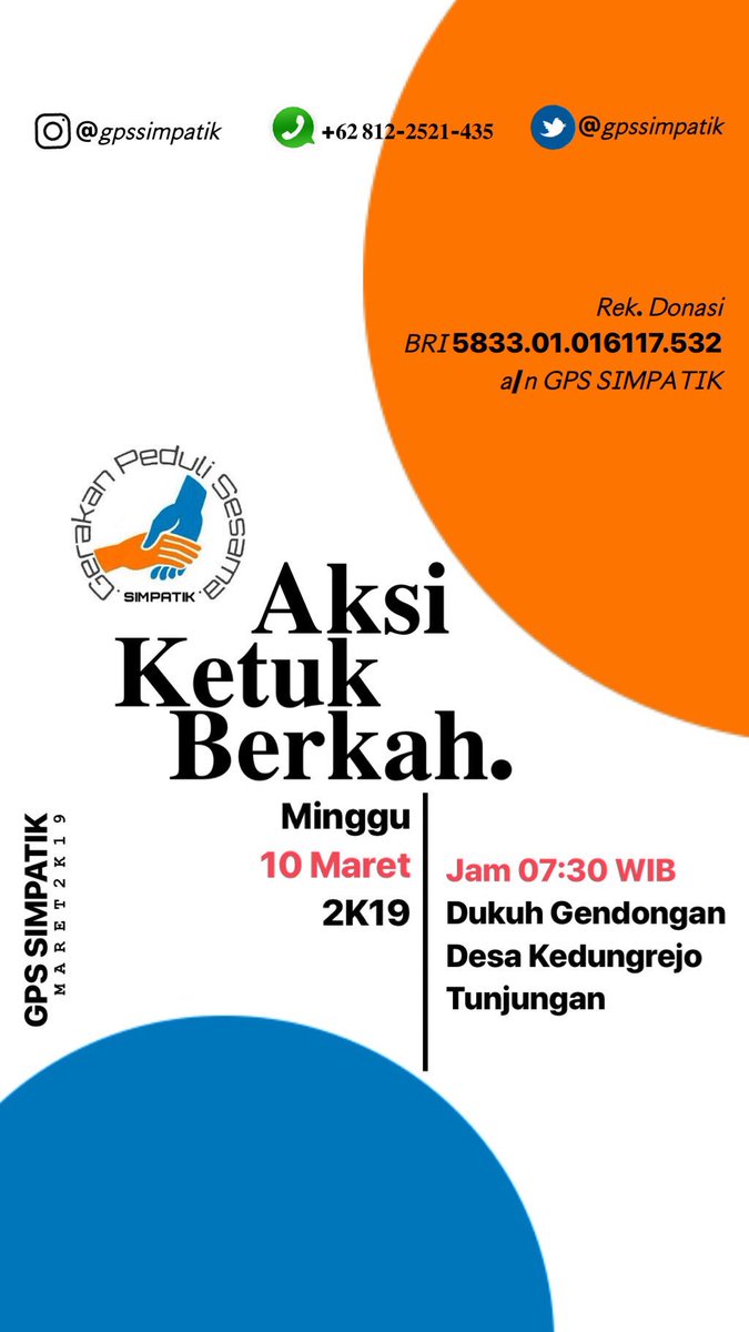 Ready to GPS Simpatik 🥳
This <a href="/gpssimpatik/">GPS Simpatik Blora</a>’s month.