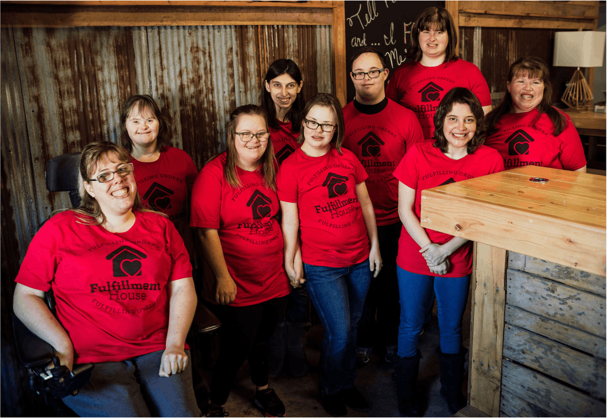 thefulfillhouse's tweet photo. Welcome to Fulfillment House! We love our employees and how they always provide a great reminder of what it looks like to be a friend. 
.
.
.
#fulfillmenthouse #friends #fulfillingdreams #friendshipgoals #kindness #kansascity #missouri #differentabilities #neurodiversity https://t.co/7Gr3gzMllK