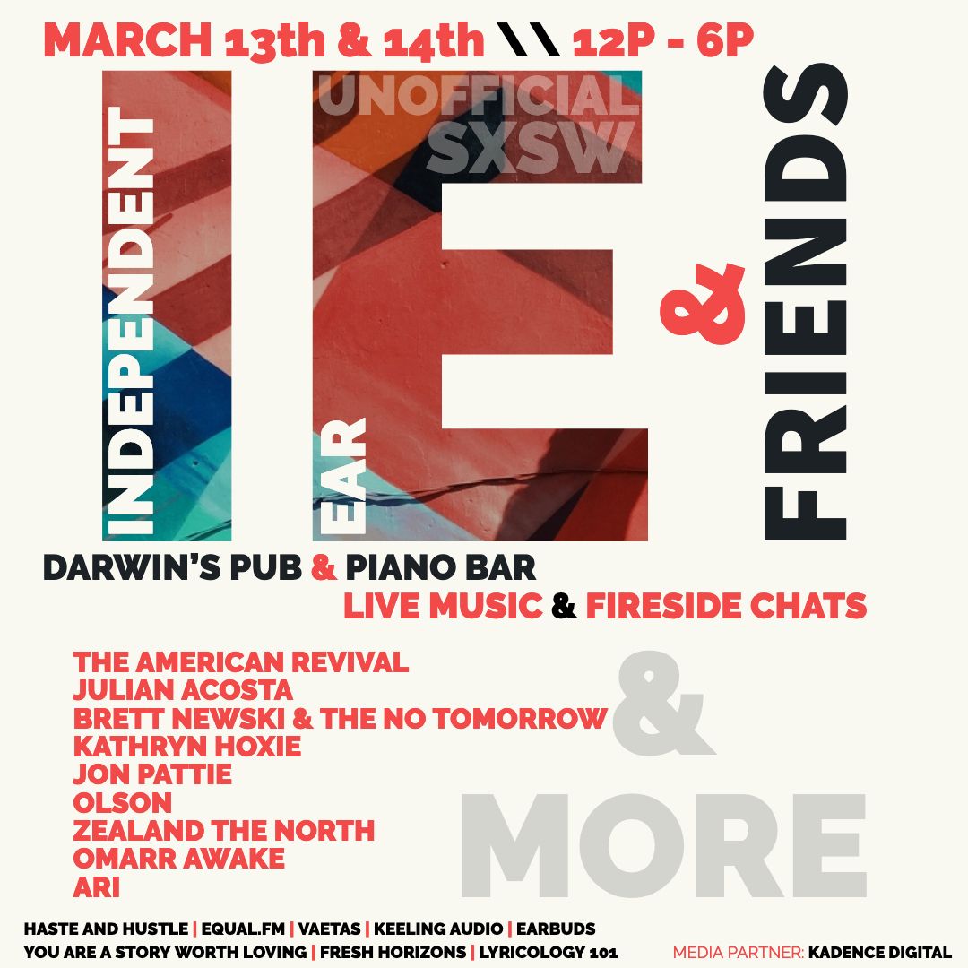 KadenceDigital's tweet photo. Will we see you next week? Join us for @IndependentEar & Friends Unofficial SXSW event on 3/13. It's free, you'll get to hear from talented performers, and get a chance to speak with some amazing entrepreneurs and leaders. RSVP now!
https://t.co/U6qa7Squhq
#IndependentEar #SXSW https://t.co/ihQ8EKeIO4
