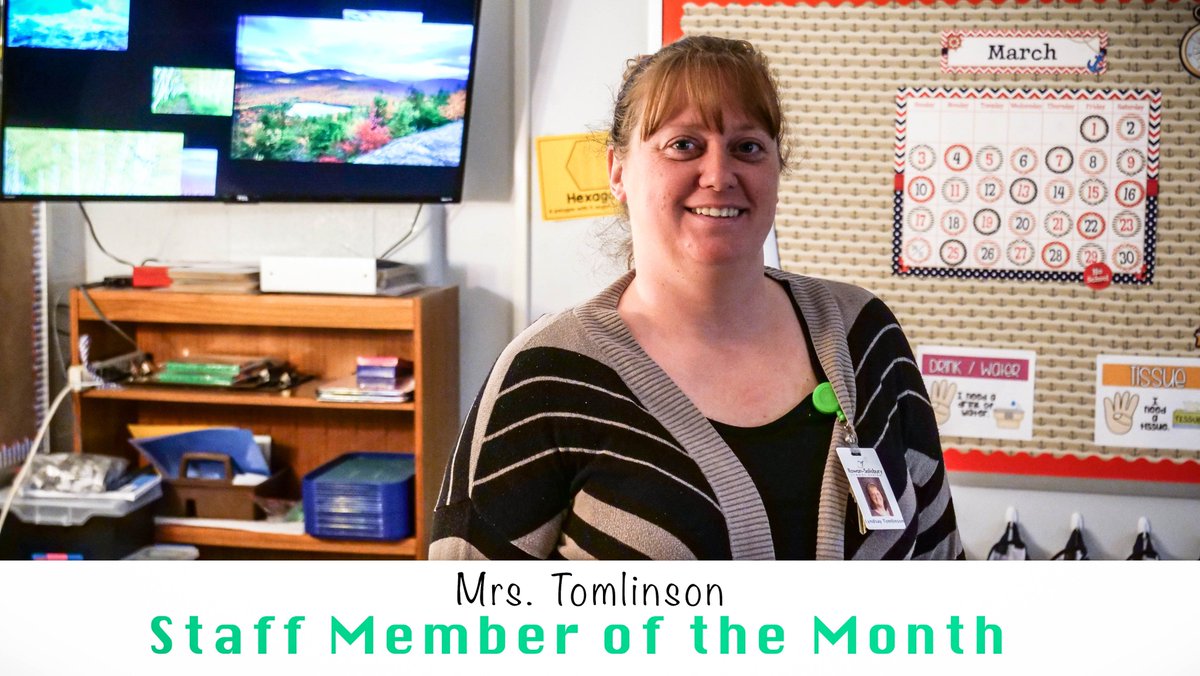 Congrats to Mrs. Tomlinson, our Staff Member of the Month <a href="/IESprincipal23/">marvin moore</a> <a href="/IES1APrincipal/">Crystal Brown-Willia</a>