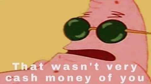 You got a husband. And a child with the man. And you slide in my dm's?