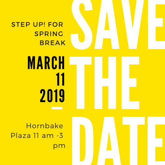 RuleofThumbUMD's tweet photo. 🗣️And we're back! Make sure to save the date for Step Up for Spring Break on March 11, 2019 in Hornbake Plaza from 11-3pm!! #ruleofthumbUMD https://t.co/DypSLlwuxC