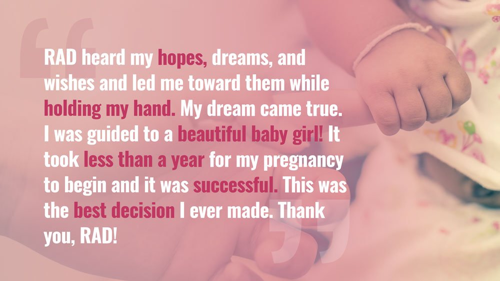 RADFertility's tweet photo. Never give up on your wishes and dreams, because magic can become reality ❤ #TestimonialTuesday #RADFamily #HopesAndDreams #ThankYouForBeelieving https://t.co/ayMYr3e3Fu