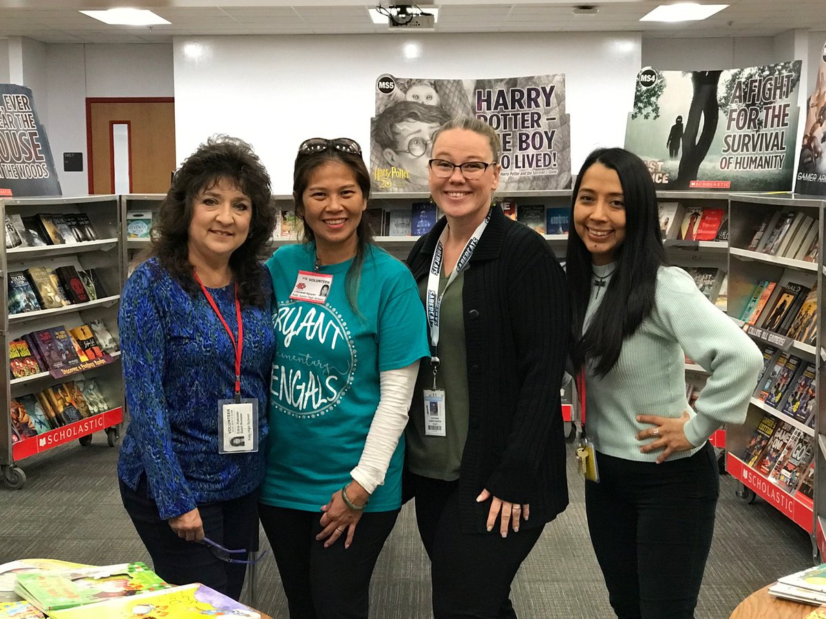 Spring book fair at KJH. We are blessed with the best volunteers