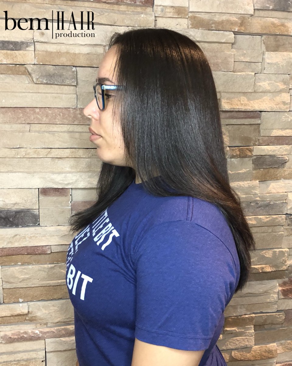 Did a flawless color retouch for this queen to cover up her gray & pressed her out.

#bemhairproduction 
Don’t Just Get It Done, Get it Produced.

 #bemhair #dfwhair #dallashair #dallashairstylist #silkpress  #avedainstitute #aveda #avedainstitutedallas #avedadallas