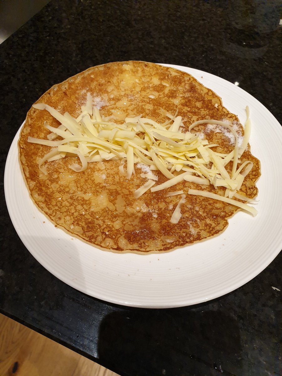 jonnyboythorne's tweet photo. Lemon, sugar and cheese is the pancake king...trust me, and thank me later #PancakeTuesday https://t.co/rfgDpR7pJ5
