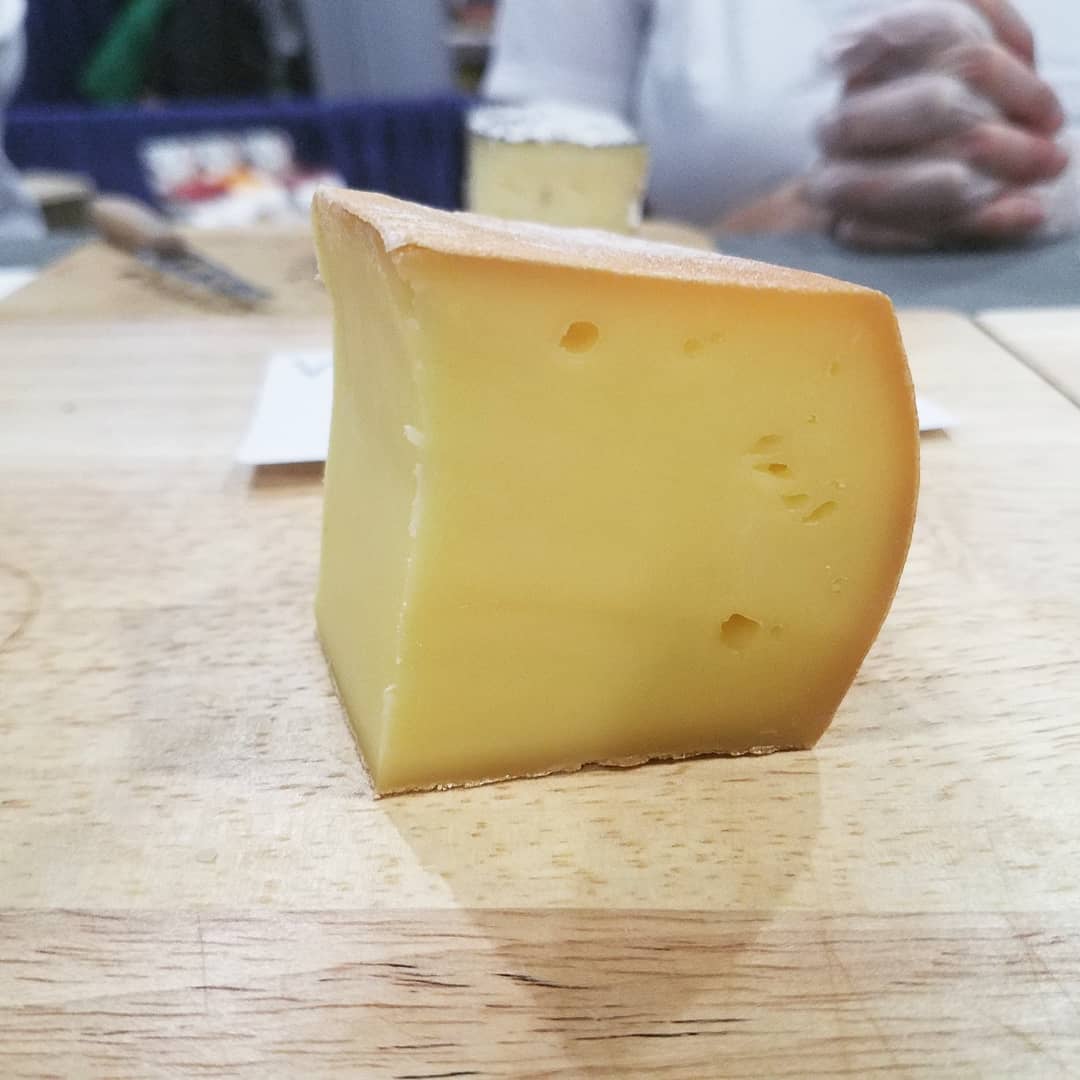 FoodsofQuebec's tweet photo. Cheeses from @FromagesCDA (distributed by Le Fromager in the US) are made by passionate, artisan cheesemakers. Come and try locally made 🧀 from throughout Quebec! #NYRestaurantShow #NYRestaurantShow2019 #FoodsofQuebec https://t.co/E5vxM3skoQ
