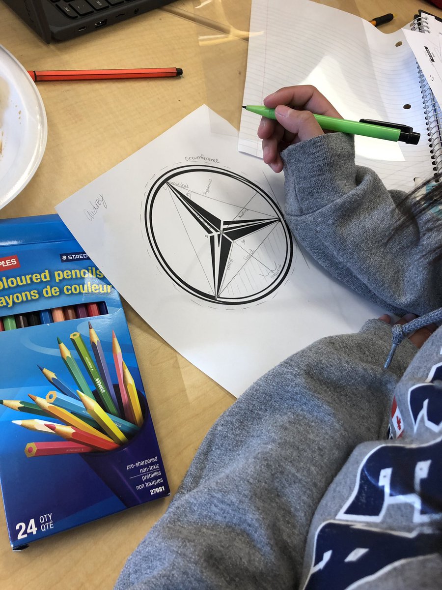 Miss_Fedyna's tweet image. Instead of a unit test, students are demonstrating their understanding of #circletheorems using popular logos or one of their own design ! #relevantmath @StJoesCHS @GPCSD