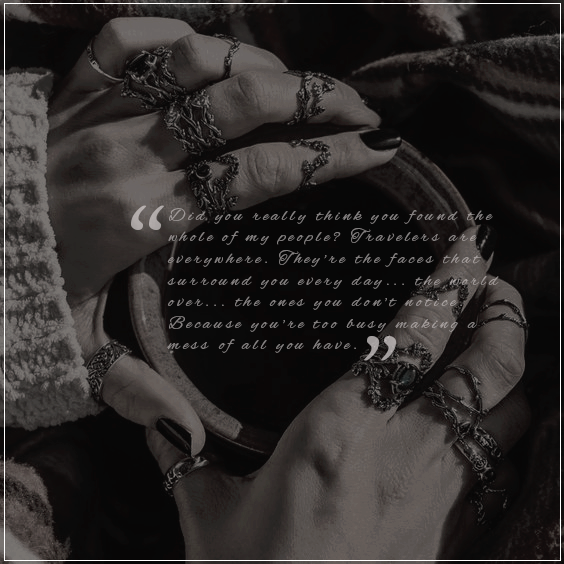 MissOfCreations's tweet photo. ──❛ʀᴇᴠᴇɴɢᴇ ɪs ᴛʜᴇ ᴏɴʟʏ ᴛʜɪɴɢ ᴛʜᴀᴛ ᴋᴇᴇᴘs ᴛʜᴇ sᴏᴜʟ sᴀɴᴇ.❜

⠀⠀  ⠀-ˏ` ʟᴇᴀ​ᴅᴇʀ 𝑜𝑓 𝑡ℎ𝑒 ᴛʀᴀᴠᴇʟᴇʀs ;  ᴍᴇᴍʙᴇʀ 𝑜𝑓 𝑡ℎ𝑒 sᴘɪʀɪᴛs ˎˊ˗

↳ ᴍᴀʀᴋᴏs ; ɢᴇɴᴅᴇʀsᴡᴀᴘ
↳ ᴅᴇs. / ʟɪᴛ.​  ━ sᴘᴀɴɪsʜ ; ᴛᴠᴅ ʀᴘ  

⠀ ⠀⠀⠀❪ ♡ + ʀᴛ ❫ https://t.co/e74kPAYy1I