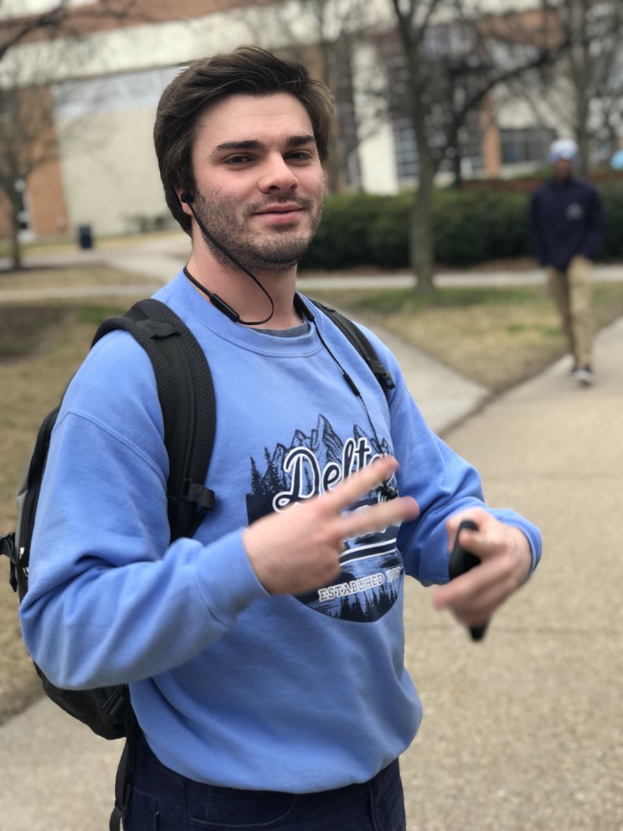 Amsterdvmn's tweet photo. #DSPPride @1CarterJohnson celebrating a great day for @deltasigmapi https://t.co/iqQQ8loL9z