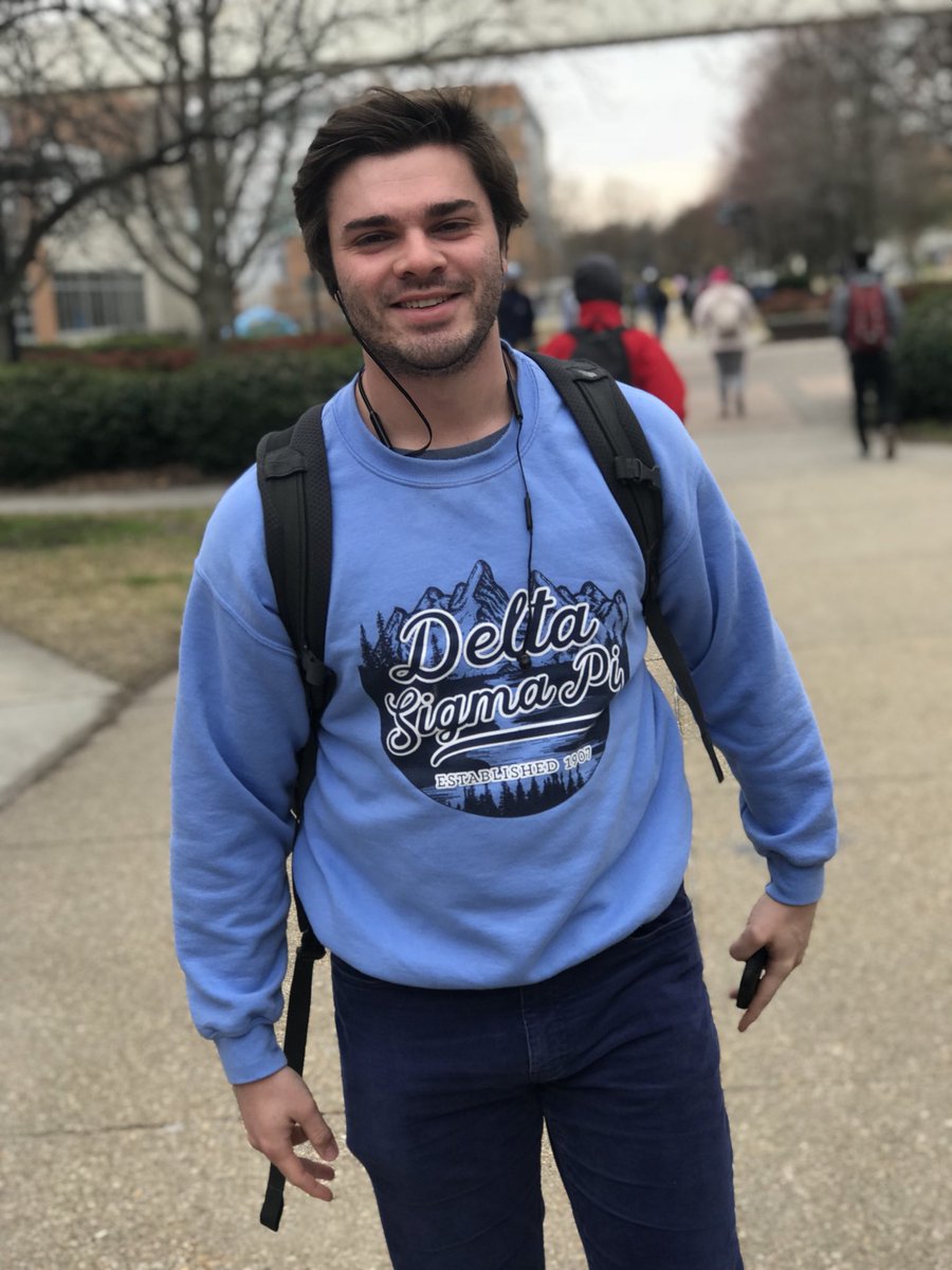 Amsterdvmn's tweet photo. #DSPPride @1CarterJohnson celebrating a great day for @deltasigmapi https://t.co/iqQQ8loL9z