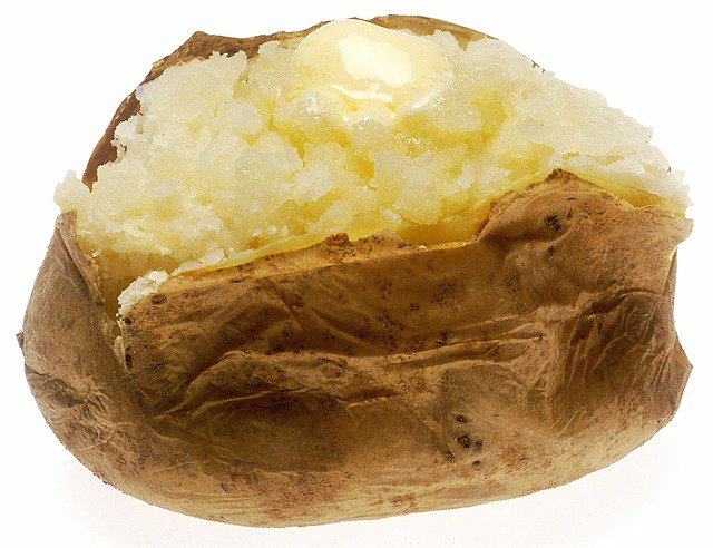 farmstarliving's tweet photo. Hands up – who loves baked potatoes? 🙋Here's a tip from our friends Klondike Brands: Once baked, wrap the potato in a towel. Roll gently on the counter to loosen the insides of the potato resulting in a fluffier potato. YUM! #tuesdaytip https://t.co/gkG9rYxsxS