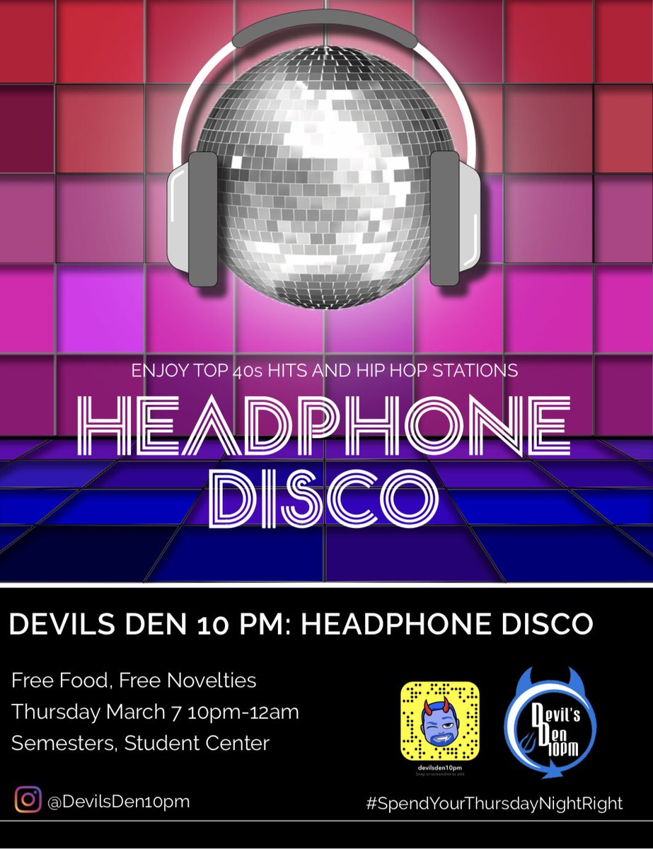 Shake up your Thursday night! 🎧🕺🏻💃🏻