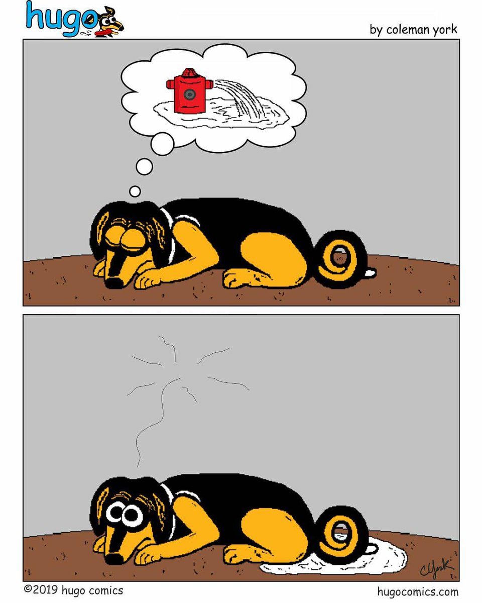 HugoComics's tweet image. Hugo has a dream but it doesn't go well!
#dogs #doghumour #funnydogstuff #funnydog #pets #doglover #doggy #comics