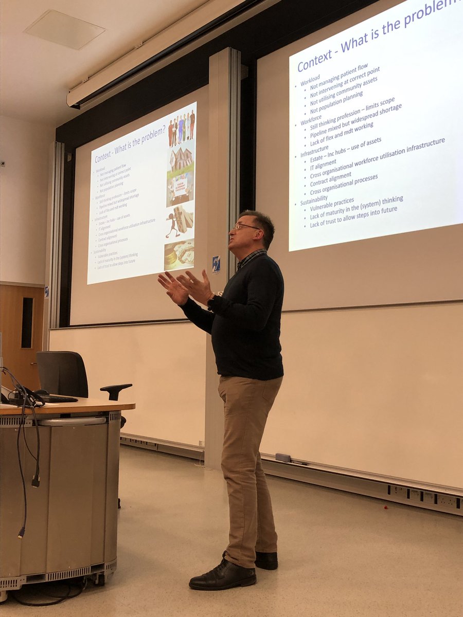 LynHanning's tweet photo. Finishing the evening with @Dbearman1 from @SW_Pharmacy talking about system change in healthcare and opportunities for pharmacy https://t.co/Mzv4wHVZtd