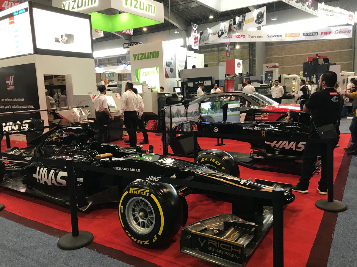 Haas_Automation's tweet photo. We're out here for Day 1 of @TECMA2019 in Mexico City. Come stop by our booth and check out the machines and cars on display. We will be here until Friday! https://t.co/hQLAe4Q35V 
 #haascnc #haasautomation #tecma2019 https://t.co/MDGWnJacJu