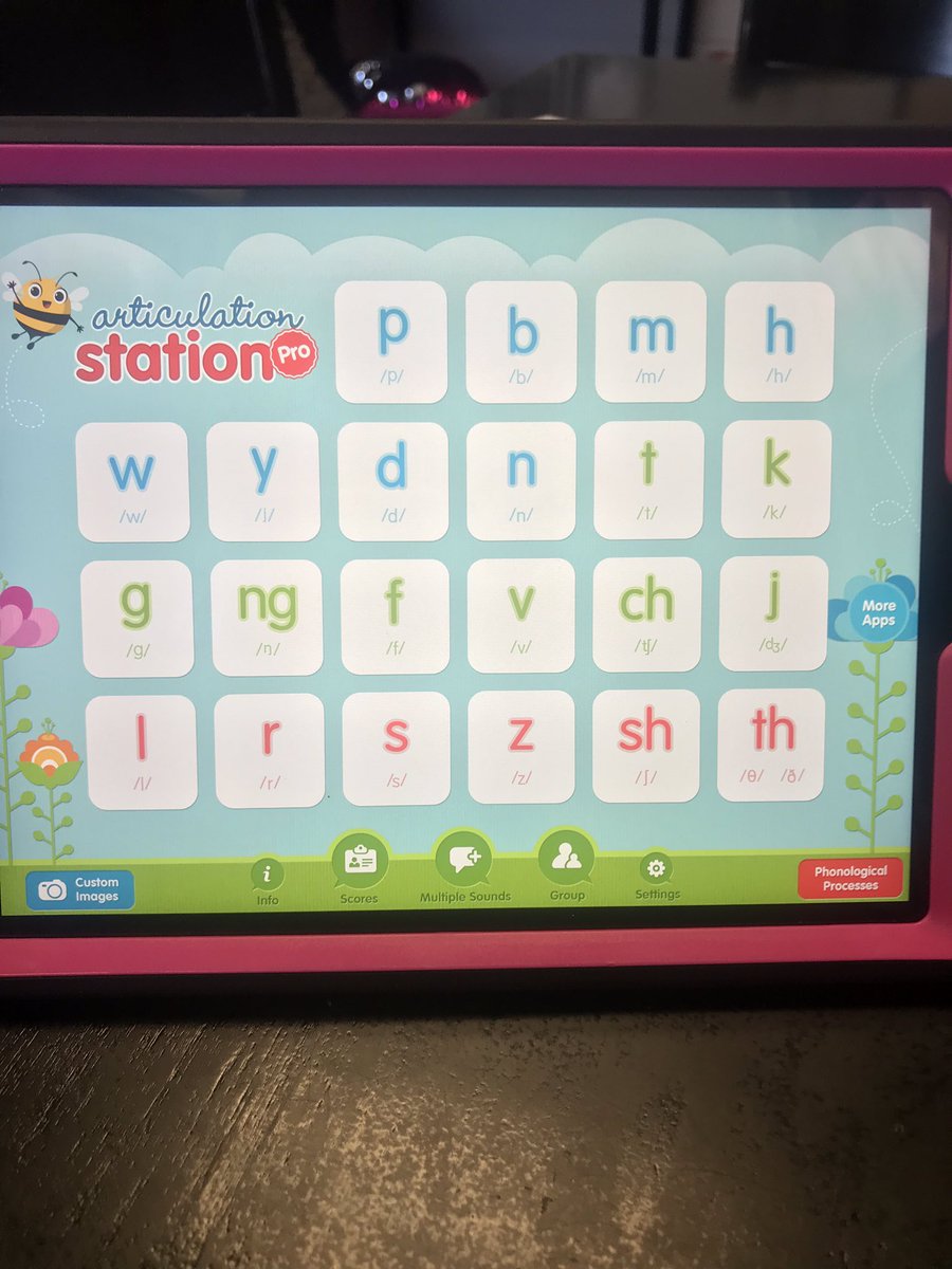 cwarson's tweet photo. Twitter challenge day 2: how did I use technology with my students today? We love using the Articulation Station app on our iPads to help us practice our sounds! #MCLeads https://t.co/6o0g3b3v44