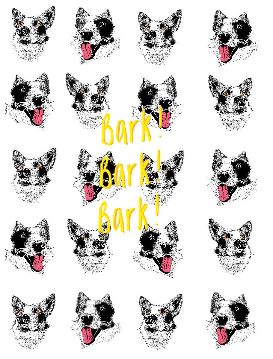 conlondesigns's tweet photo. #print #dog #doggo #bordercolie #GermanShepherd #colourful #repetition #digitalart #art #graphics #graphicdesign https://t.co/iZ0Pxn50zA