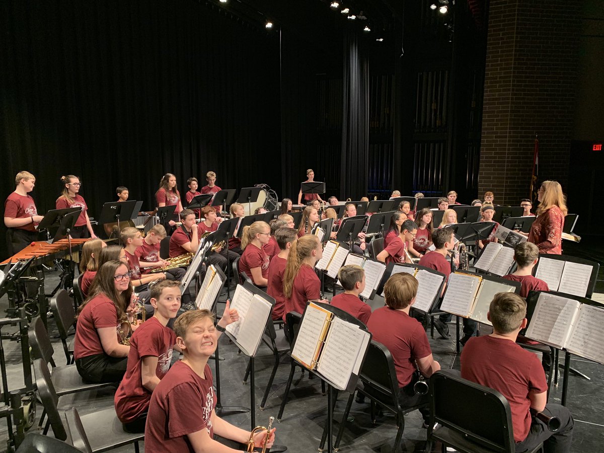 Both Cherokee 1st and 2nd period 7th grade bands made across the board “1” ratings today at SPS Band fest. Proud director moment! <a href="/CherokeeSPS/">Cherokee Middle SPS</a> #goindians