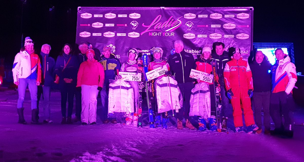 Kim Vanreusel remporte le #LadiesNightTour 2019 devant Charlène Magnin et Lola Avenier Bodion à <a href="/Morzine/">Morzine</a> ! Toutes 3 sont récompensées par les chèques <a href="/ekosport/">Ekosport.fr</a>.