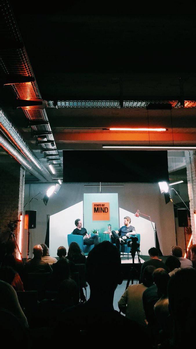 Psyched to be here for the first edition of #StateOfMind  with @SoundCloud co-founder @ericw and @blinkist's own @jansenniklas ❣️ about #FindingPurpose ➡️ livestream bit.ly/2SEii9m ⬅️