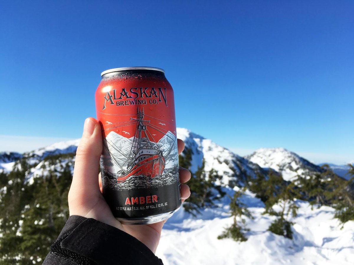 Same legendary Amber, new look. #alaskanbeer #alaskanamber #newcans